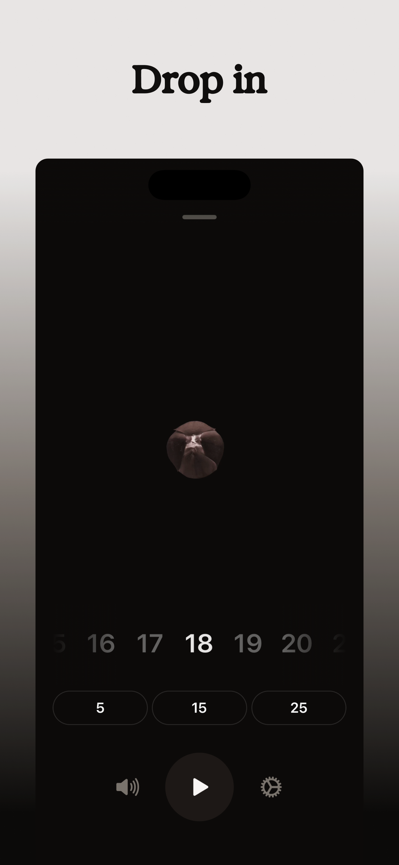 Buds — timer screen